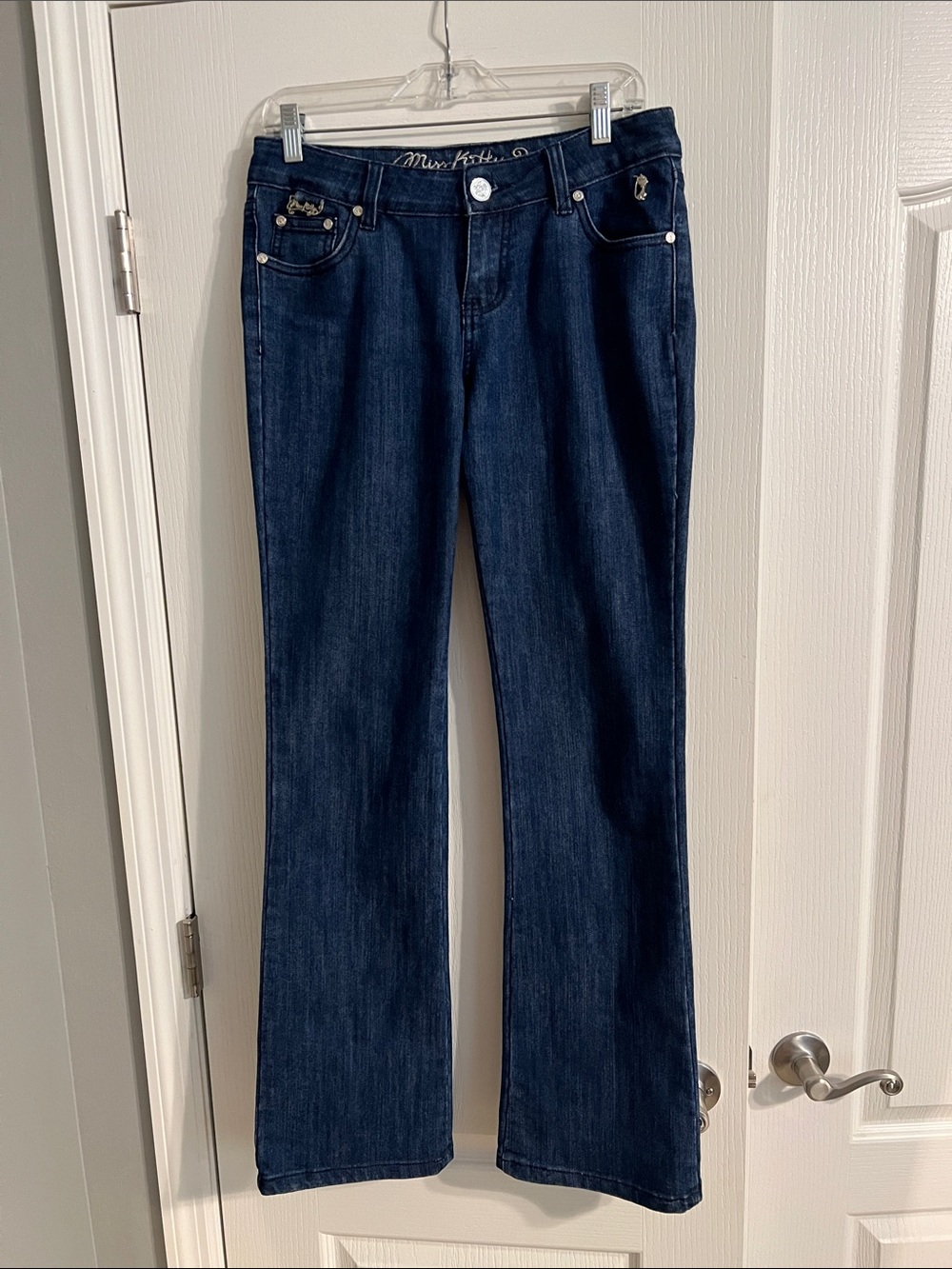 Dark Indigo Wide-Leg Jeans 9